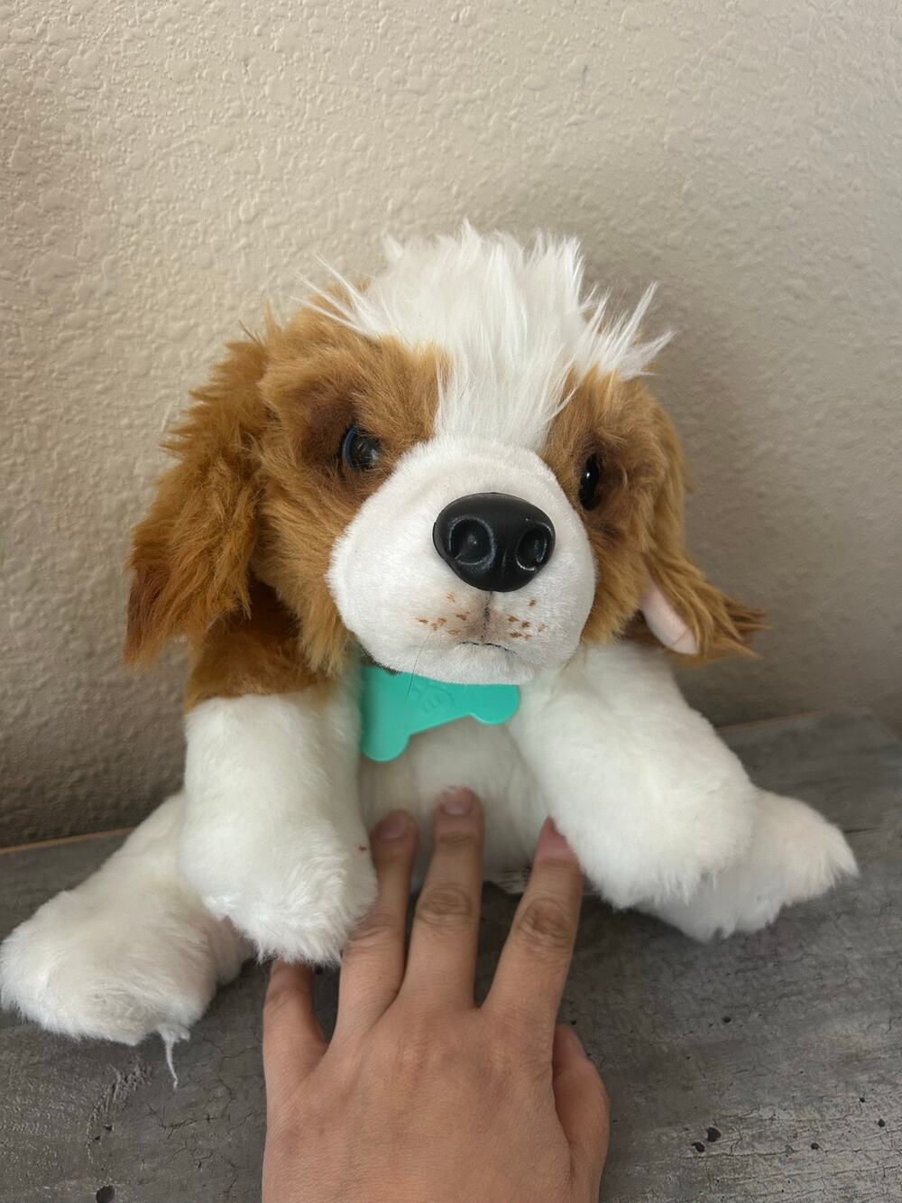 Little Live Pets Interactive Plush Puppy Brown White Dog Tested Working